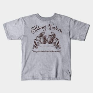 Elfsong Tavern Poster Art Kids T-Shirt